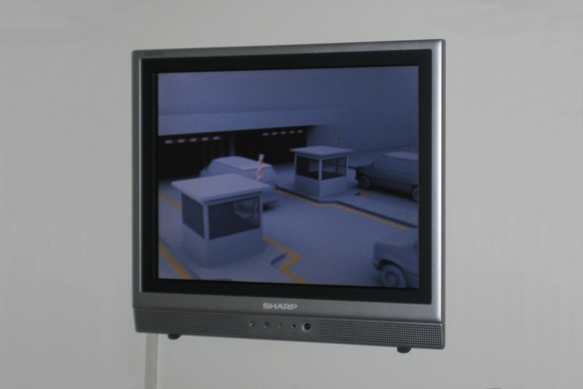 Loading, video SD, 4/3, 576i, 42”, loop, 2006, in collaboration with Swann Thommen